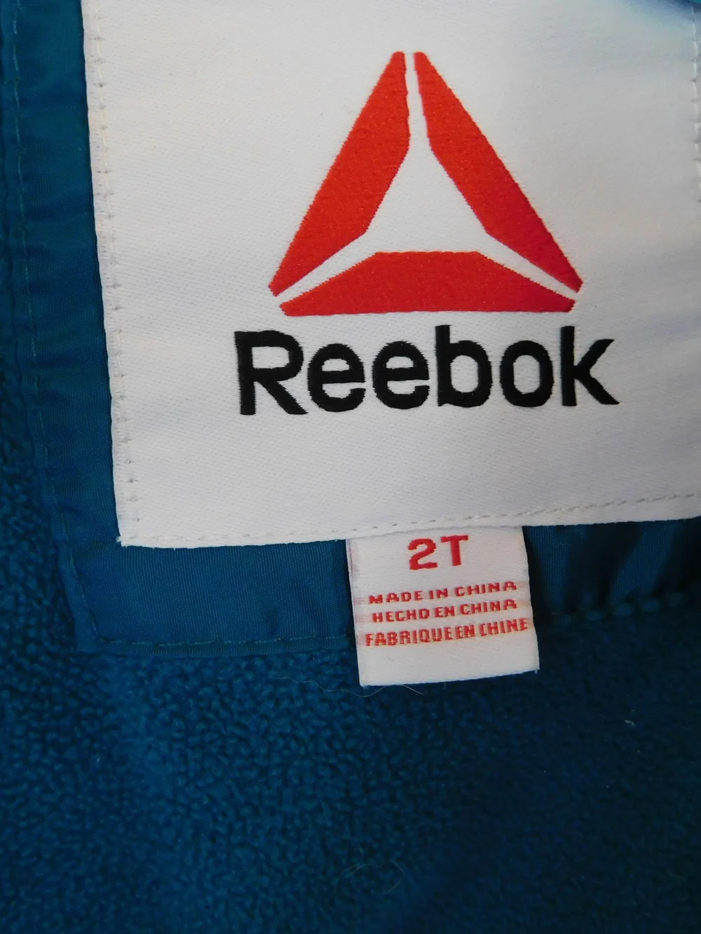 Reebok Kids Dark Blue Hooded Puffer Jacket